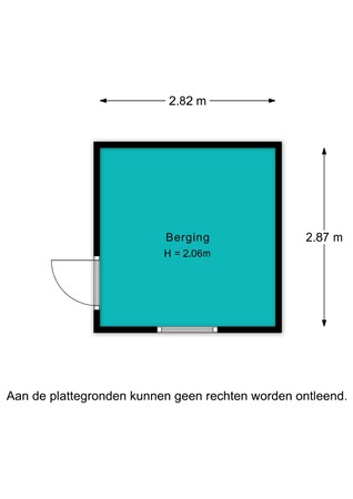 Plattegrond - Slingeland 20, 4761 MX Zevenbergen - Slingeland 20 - Berging - 2D.jpg